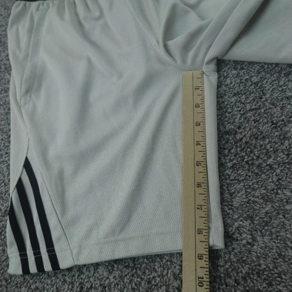 New Adidas Shorts Mens S White Mesh Running Basketball Performance Gym‎ Workout